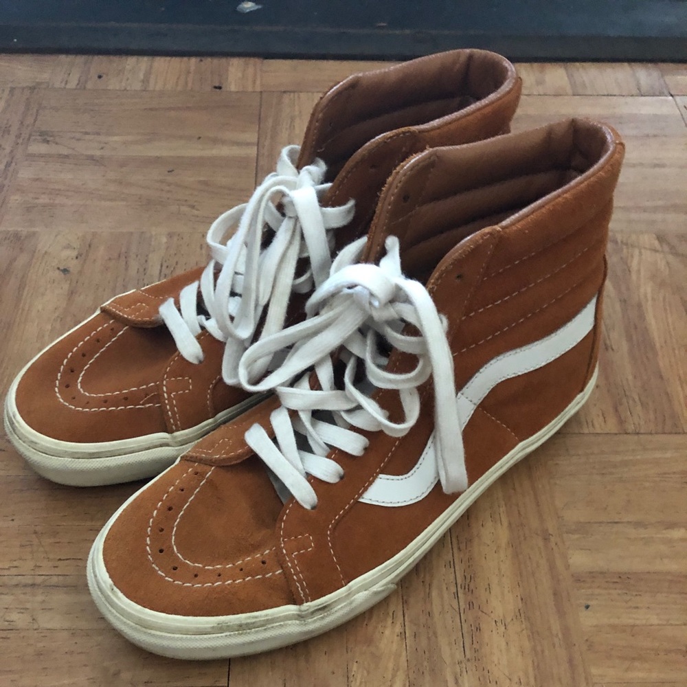 BURNT ORANGE VANS